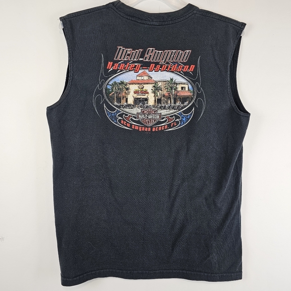 2006 Harley Davidson Daytona Beach Florida  Bike Week Sleeveless Muscle Shirt LG - Picture 4 of 7
